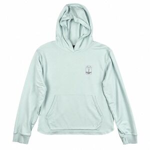 Greyson Blackwolf Run Golf Hoodie Boys Large 10 Mint Green Performance Pullover